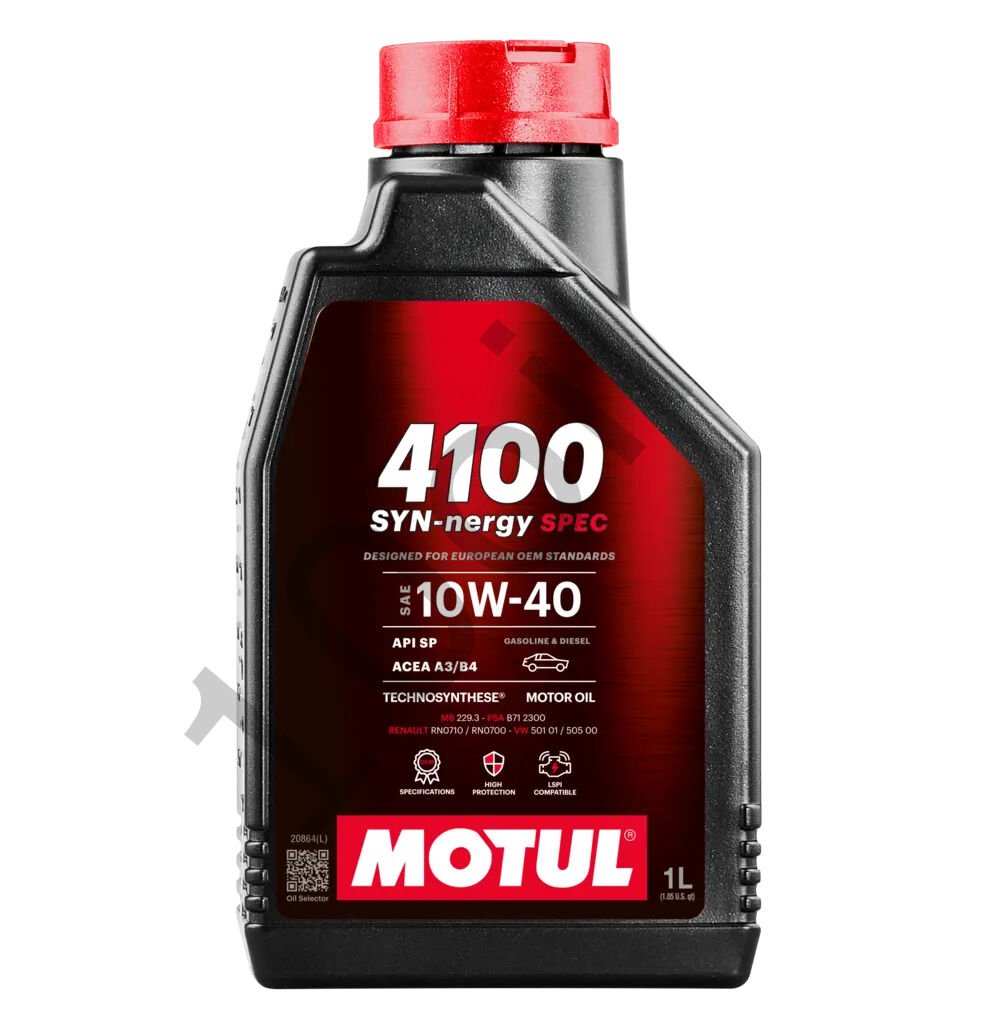 MOTUL 4100 SYN-NERGY SPEC 10W-40 Motor Yağı 1 Litre