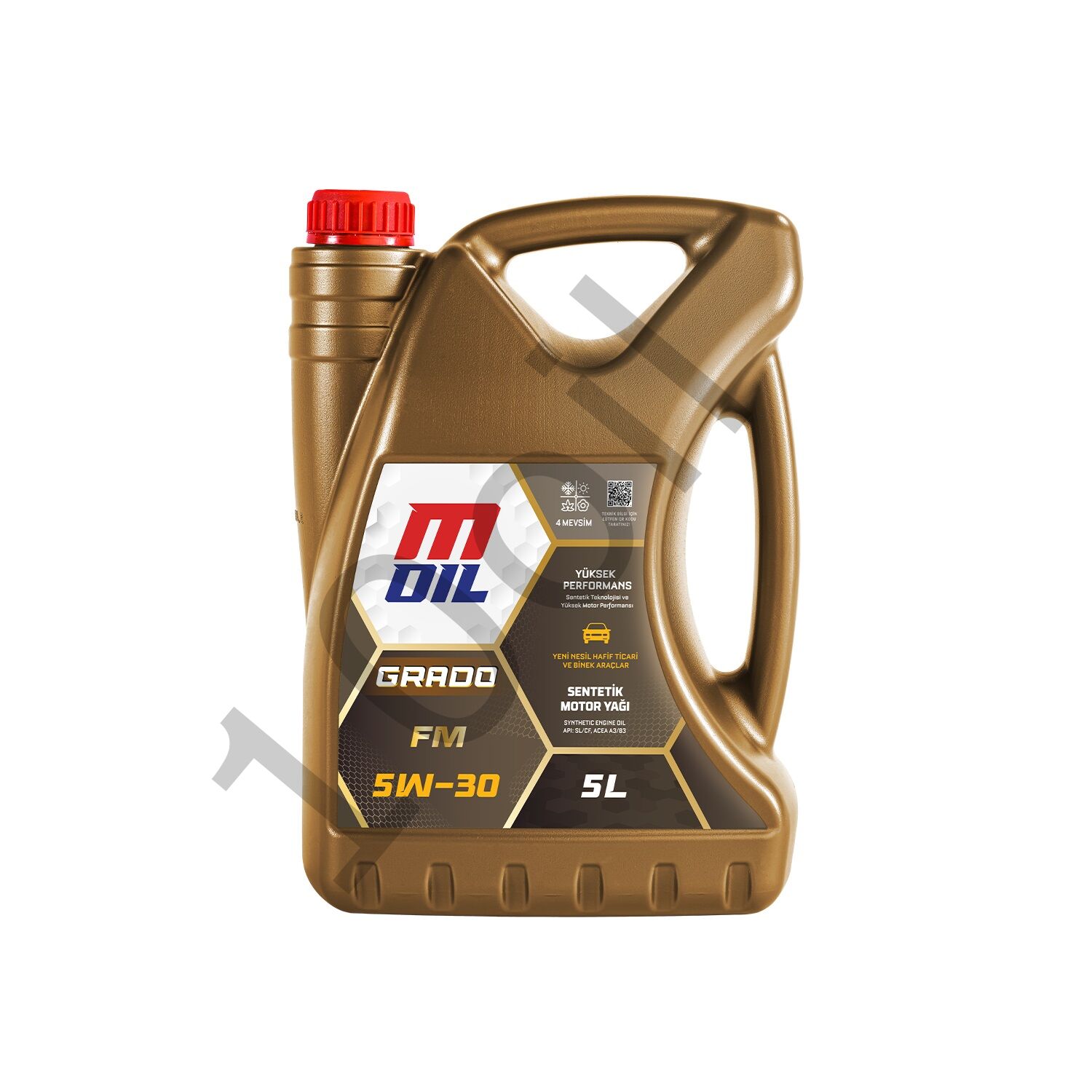 MOil Grado FM 5W-30 Motor Yağı 5 Litre