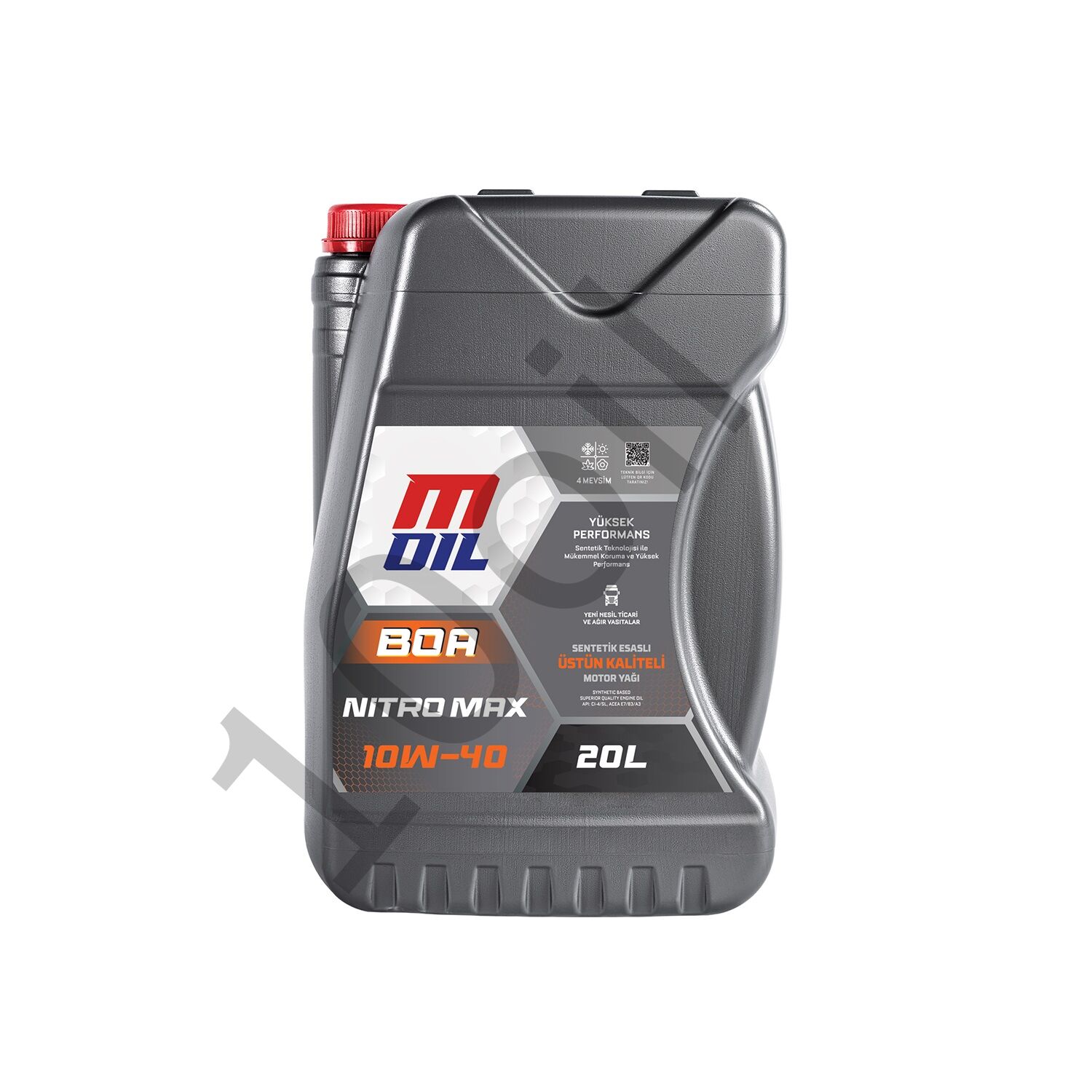 MOil Boa Nitro Max 10W-40 Motor Yağı 20 Litre