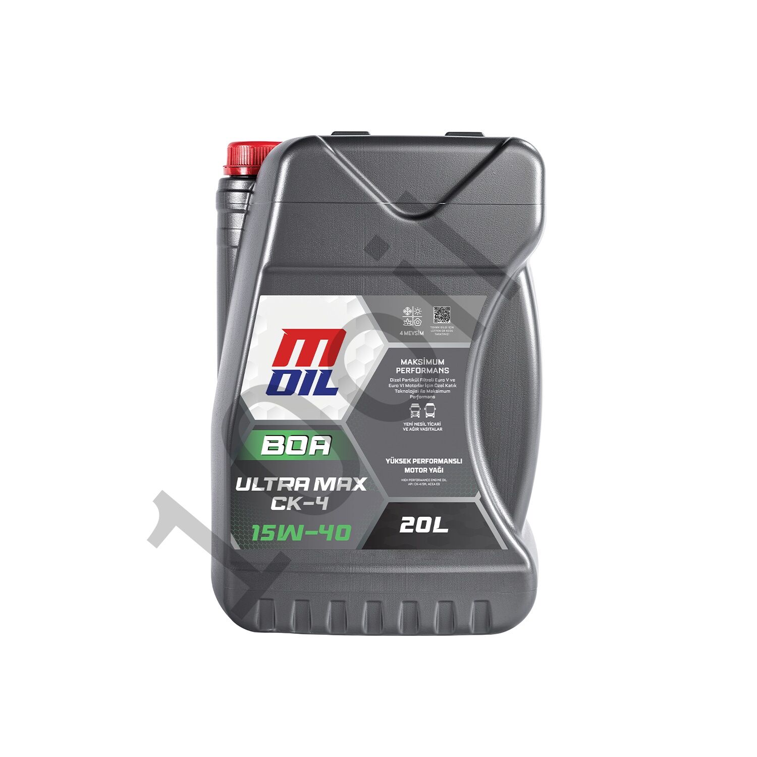 MOil Boa Ultra Max CK-4 15W-40 Motor Yağı 20 Litre