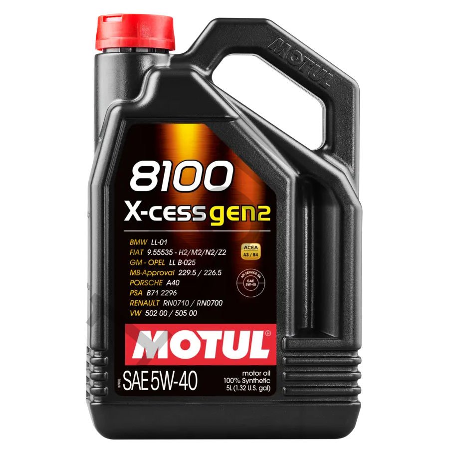 MOTUL 8100 X-CESS GEN2 5W-40 Motor Yağı 5 Litre