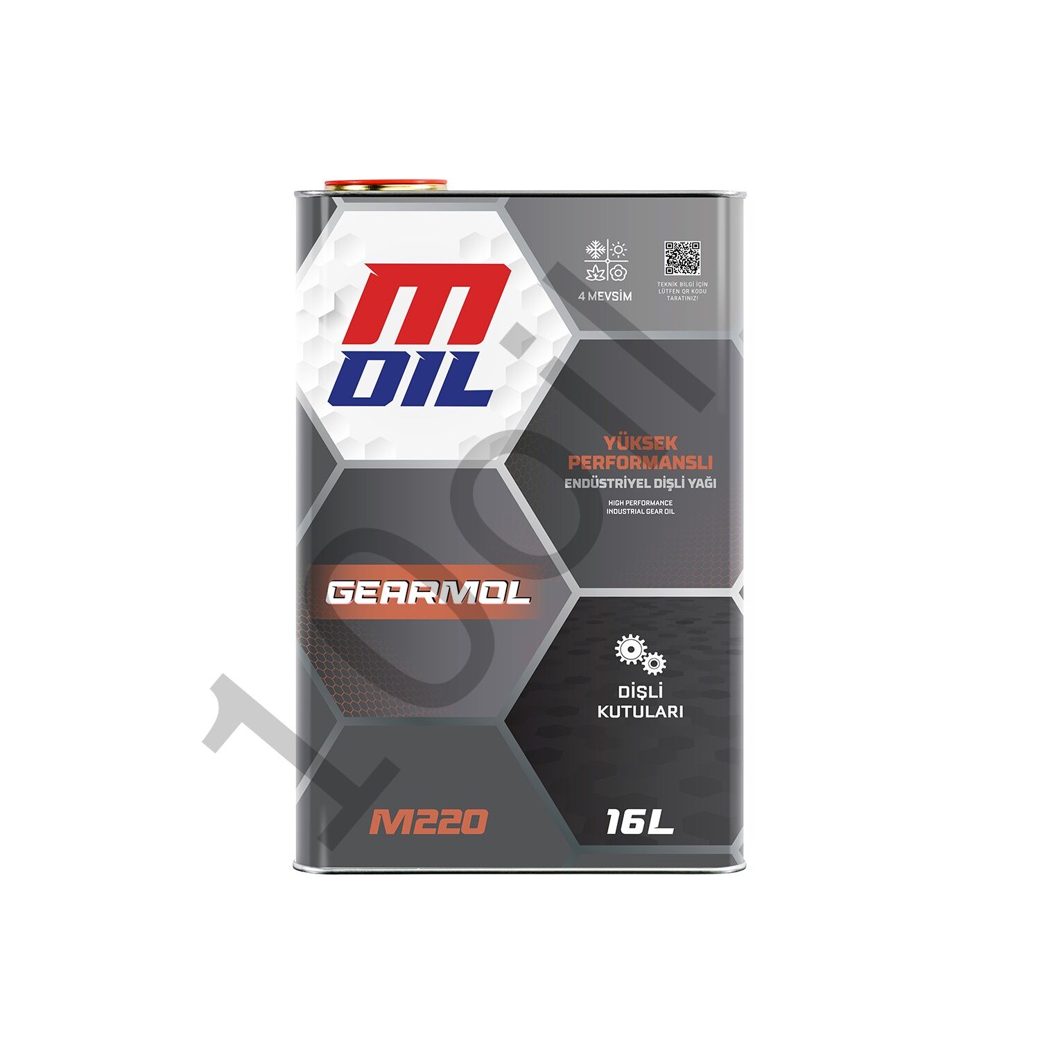 MOil Gearmol M220 Sanayi Dişli Yağı - 16 Litre