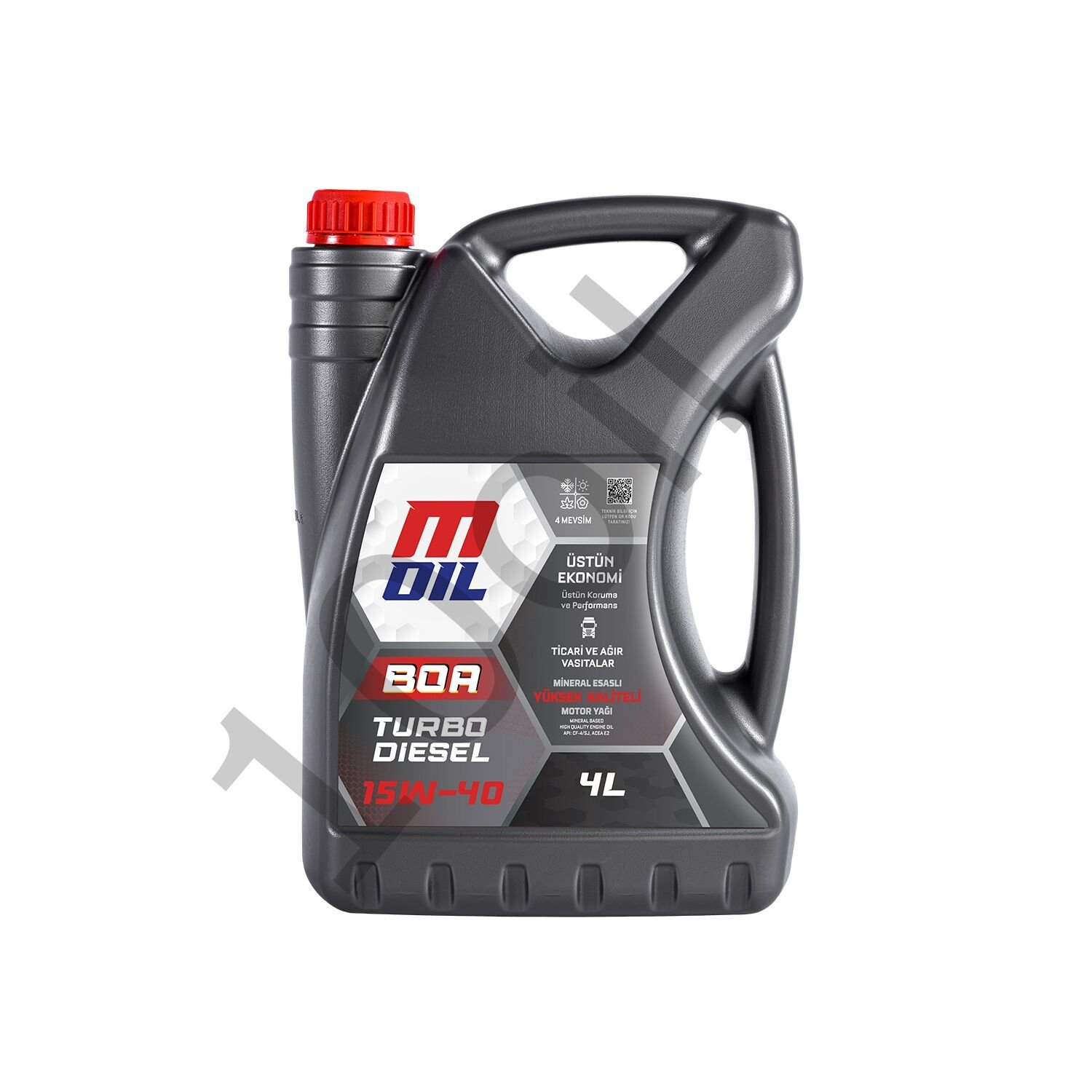 MOil Boa Turbo Diesel 15W-40 Motor Yağı 4 Litre