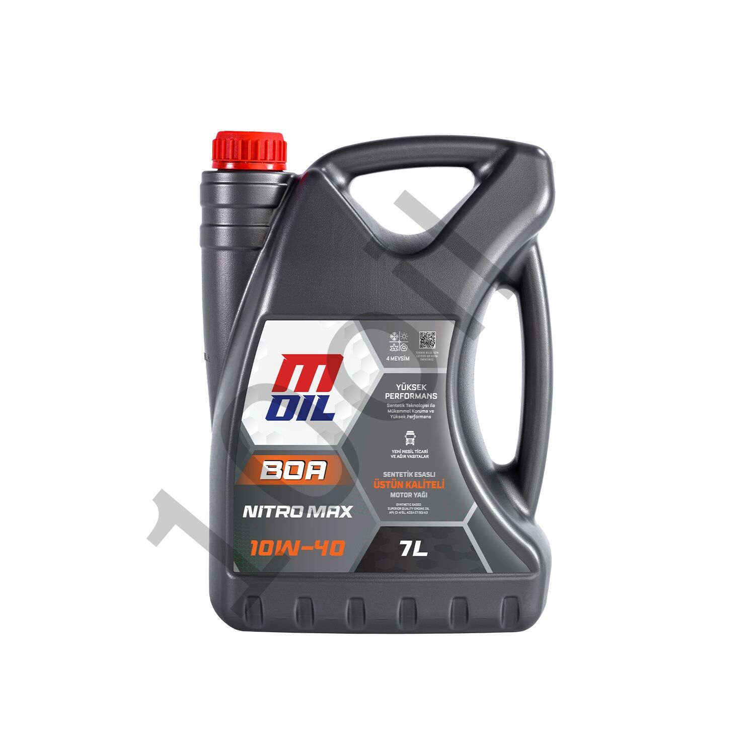 MOil Boa Nitro Max 10W-40 Motor Yağı 7 Litre