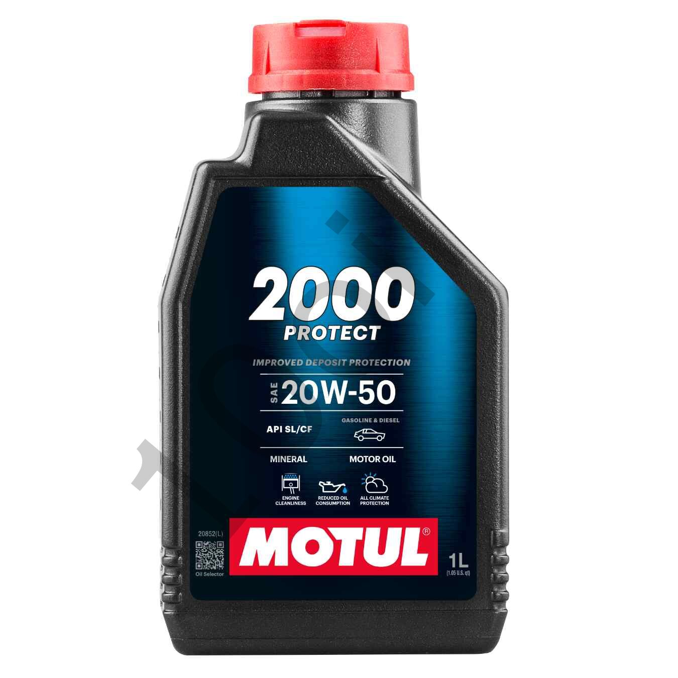 MOTUL 2000 PROTECT 20W-50 Motor Yağı 1 Litre