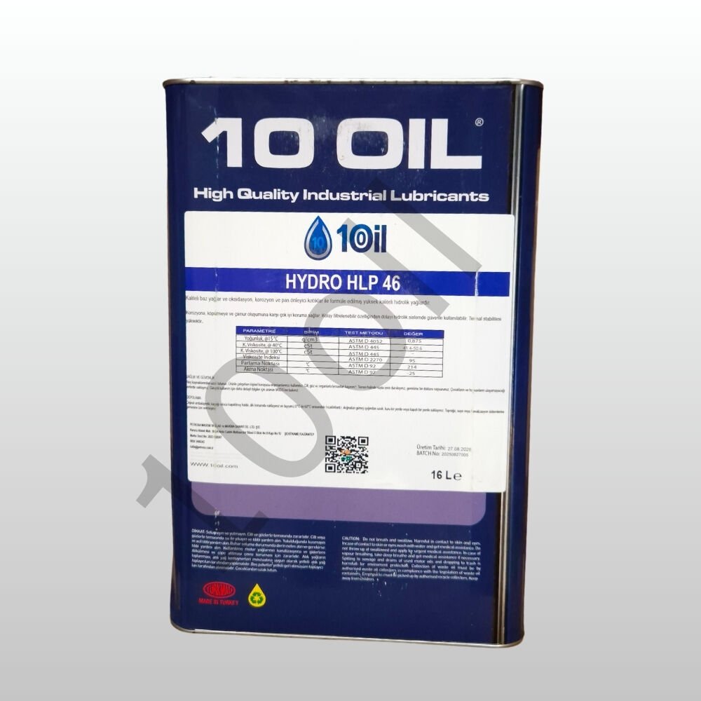 10Oil Hydro HLP 46 Hidrolik Yağı - 16 Litre