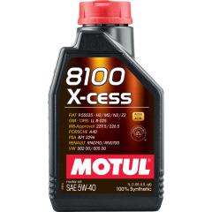 MOTUL 8100 X-CESS 5W-40  1 Litre