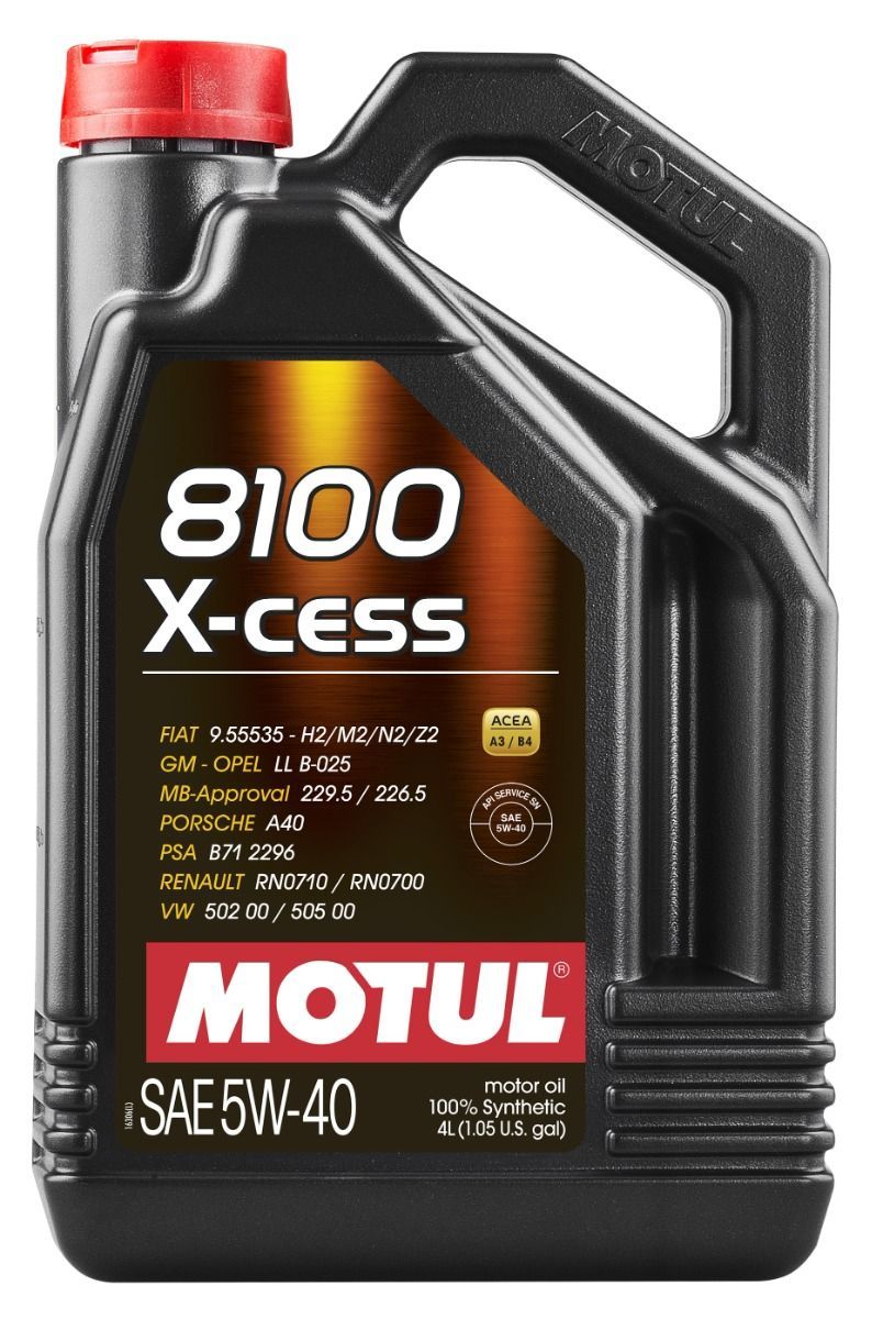 MOTUL 8100 X-CESS 5W-40 Motor Yağı  4 Litre
